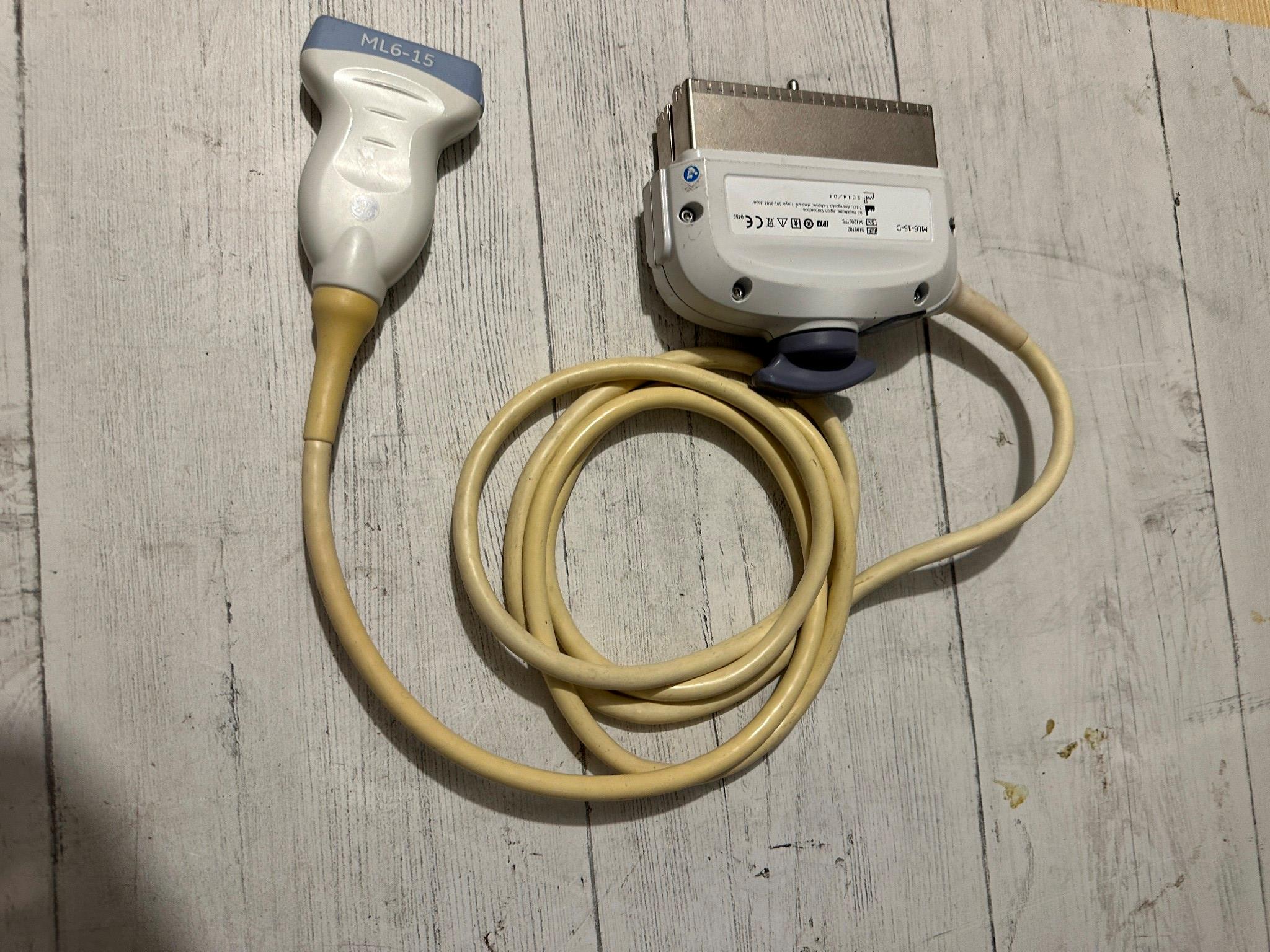 GE ML6-15-D MATRIX LINEAR ULTRASOUND PROBE TRANSDUCER 2014 DIAGNOSTIC ULTRASOUND MACHINES FOR SALE