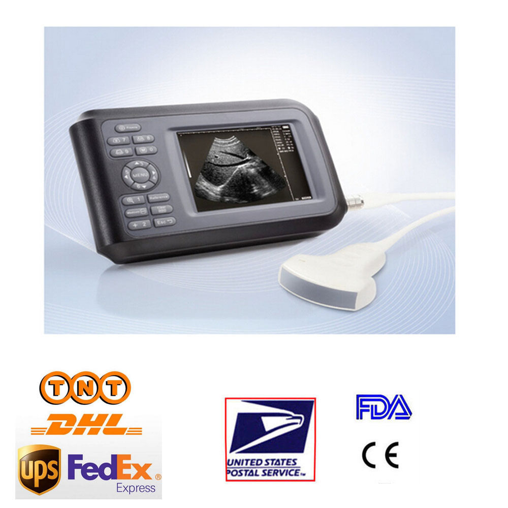 5.5Inch TFT Handheld Ultrasound Scanner/Machine +Convex Probe + Case Human Use DIAGNOSTIC ULTRASOUND MACHINES FOR SALE
