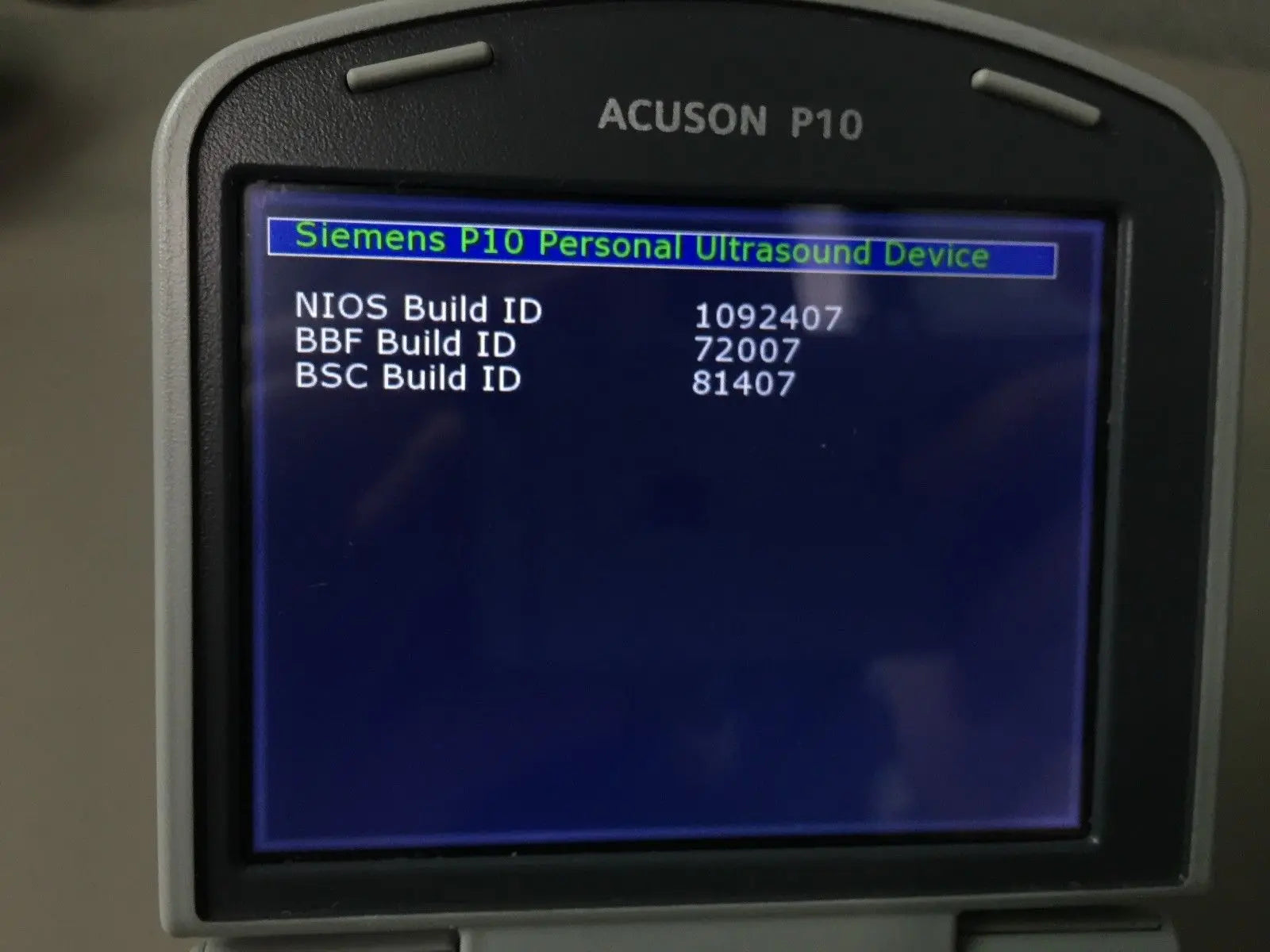 SIEMENS ACUSON P10 PORTABLE ULTRASOUND SYSTEM DIAGNOSTIC ULTRASOUND MACHINES FOR SALE
