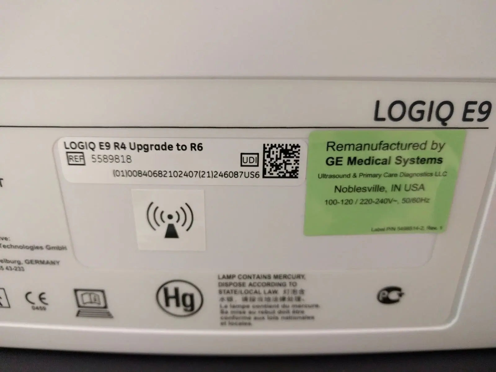 Logiq E9 XD Clear 2.0 - Remanufactured Logiq E9 R6 Ultrasound DIAGNOSTIC ULTRASOUND MACHINES FOR SALE