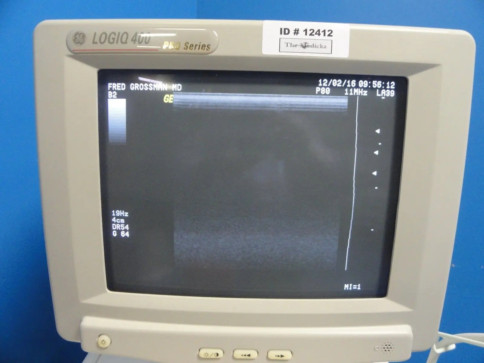 GE Logiq 400 Pro Series Ultrasound W/ C364, C551, LA39 Probes & Printer ~ 12412 DIAGNOSTIC ULTRASOUND MACHINES FOR SALE