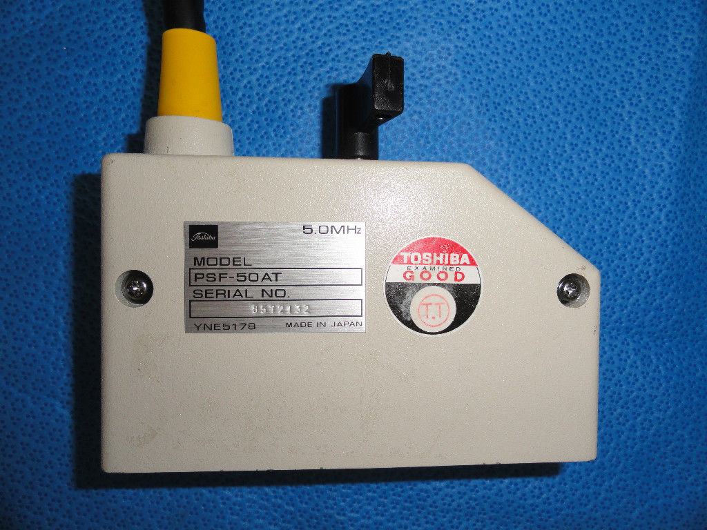 Toshiba PSF-50AT 5.0MHz Sector Ultrasound Probe for Toshiba 160A and 270A(3376) DIAGNOSTIC ULTRASOUND MACHINES FOR SALE