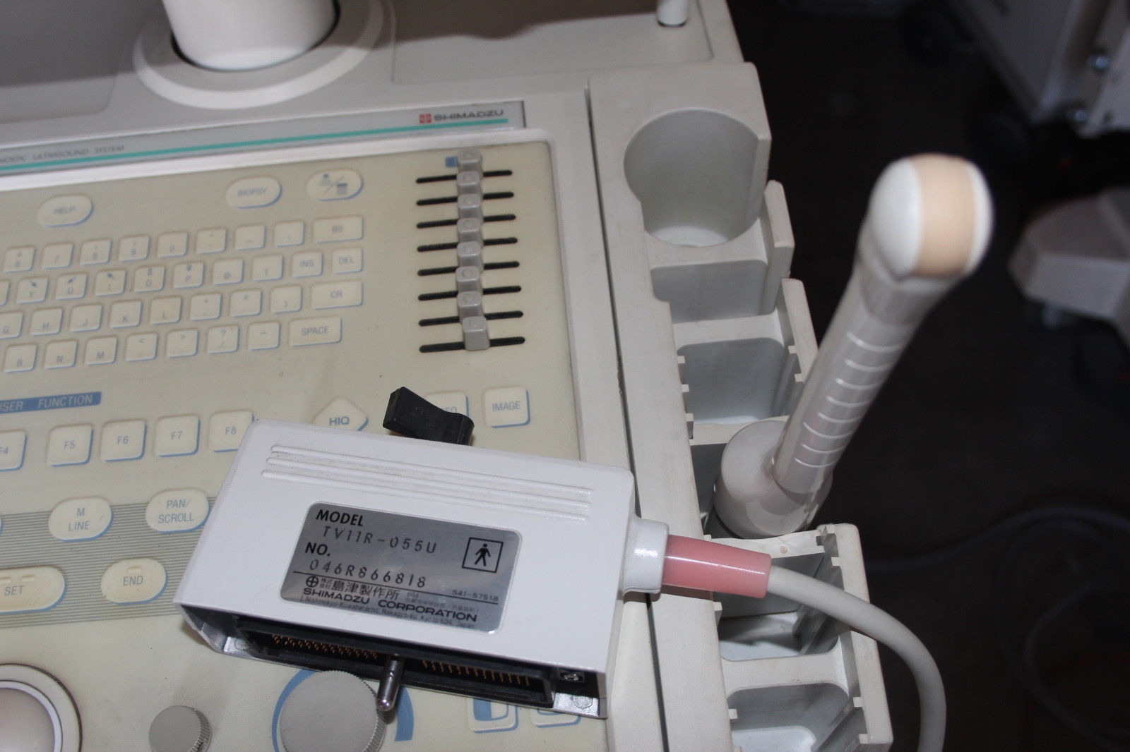 Shimadzu Diagnostic Ultrasound system SDU-450XL w/ two probes DIAGNOSTIC ULTRASOUND MACHINES FOR SALE