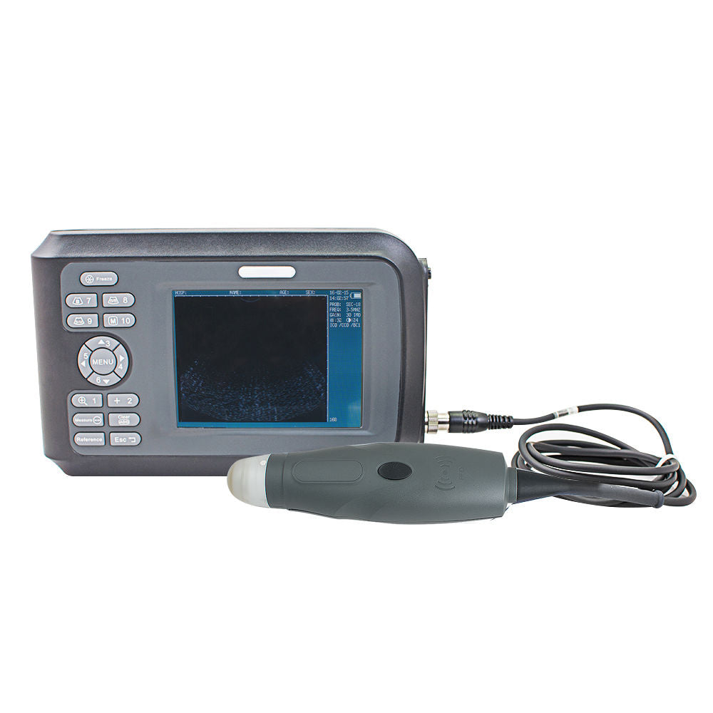 Handheld Veterinary Ultrasound Scanner System Machine Animals Convex Probe +CASE DIAGNOSTIC ULTRASOUND MACHINES FOR SALE
