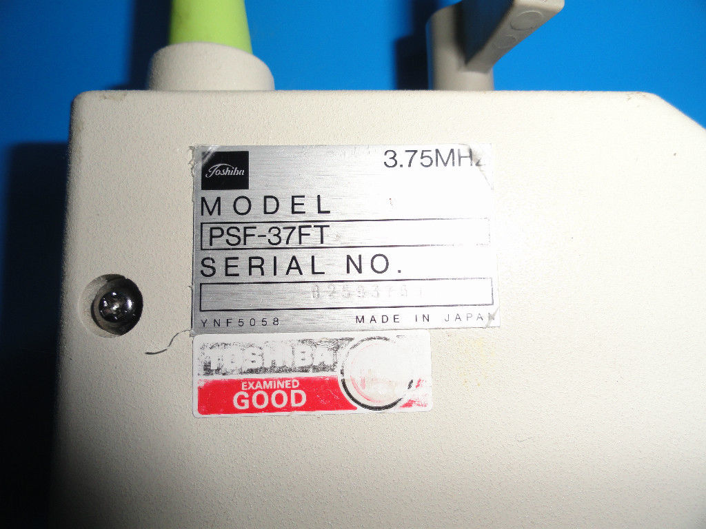 TOSHIBA PSF-37FT 3.75 Mhz Phased Array sector Probe (3360) DIAGNOSTIC ULTRASOUND MACHINES FOR SALE