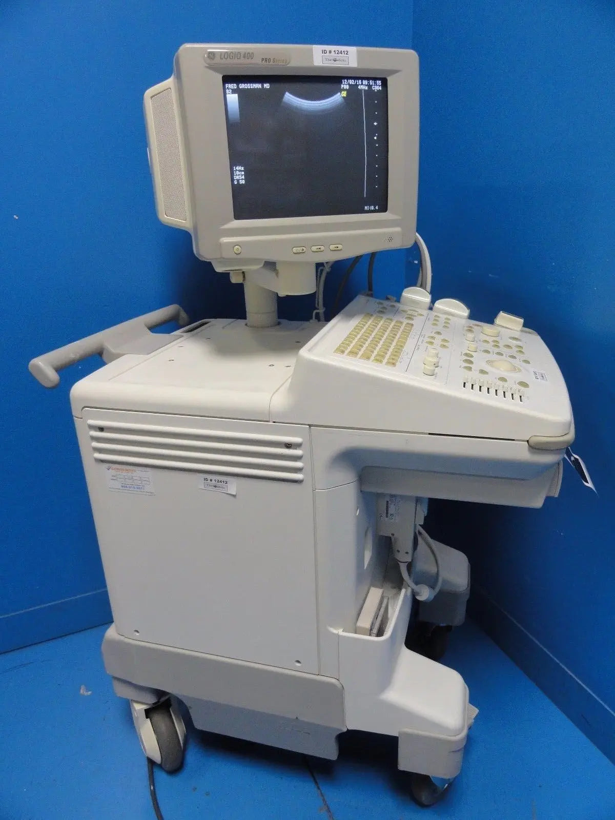 GE Logiq 400 Pro Series Ultrasound W/ C364, C551, LA39  Probes & Printer ~ 12412 DIAGNOSTIC ULTRASOUND MACHINES FOR SALE