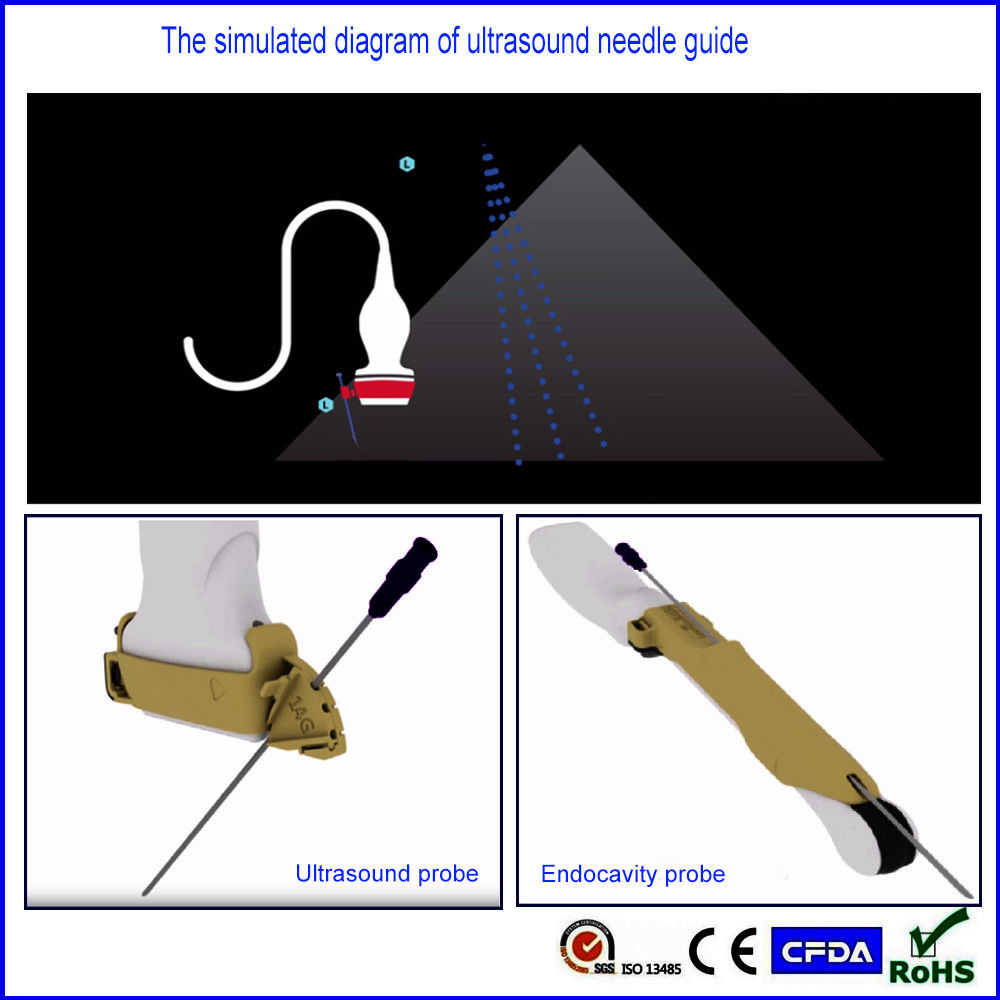 Reusable Biopsy Needle Guide, Puncture Adapter For Mindray 3C5A Ultrasound Probe DIAGNOSTIC ULTRASOUND MACHINES FOR SALE