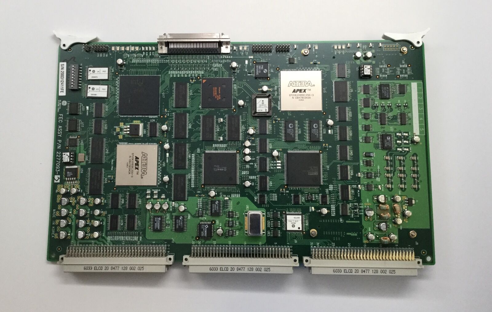 GE Logiq 5 Expert Ultrasound 2277092-3 Front End Controller (FEC) Board DIAGNOSTIC ULTRASOUND MACHINES FOR SALE