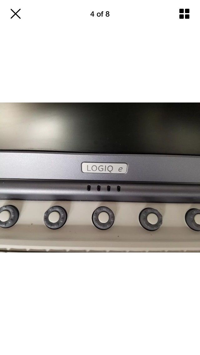 GE Logiq E 2007 Portable Ultrasound With 1 Probe. DIAGNOSTIC ULTRASOUND MACHINES FOR SALE