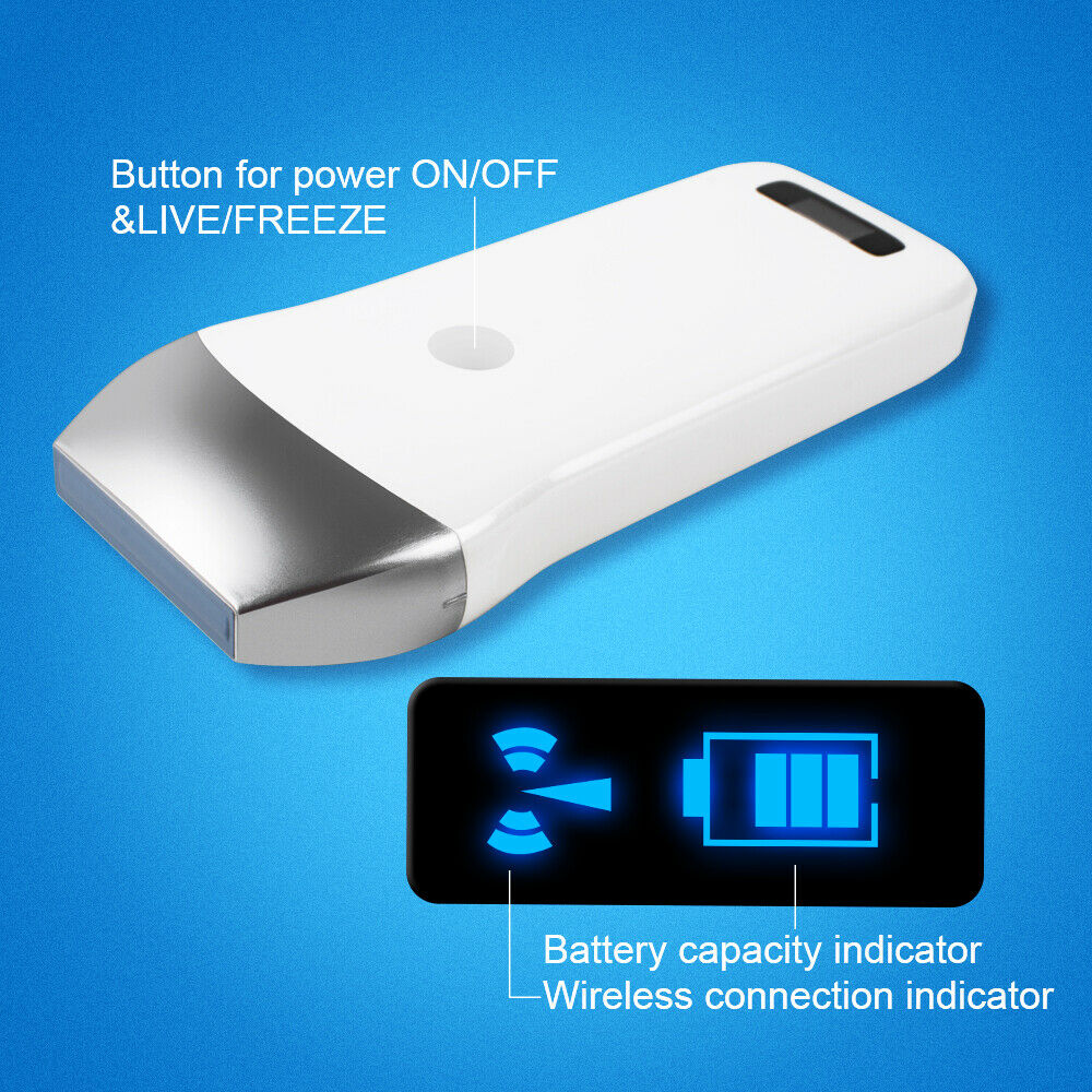 Portable Handheld Wireless WIFI Ultrasound Scanner Linear Probe Vascular 7.5Mhz DIAGNOSTIC ULTRASOUND MACHINES FOR SALE