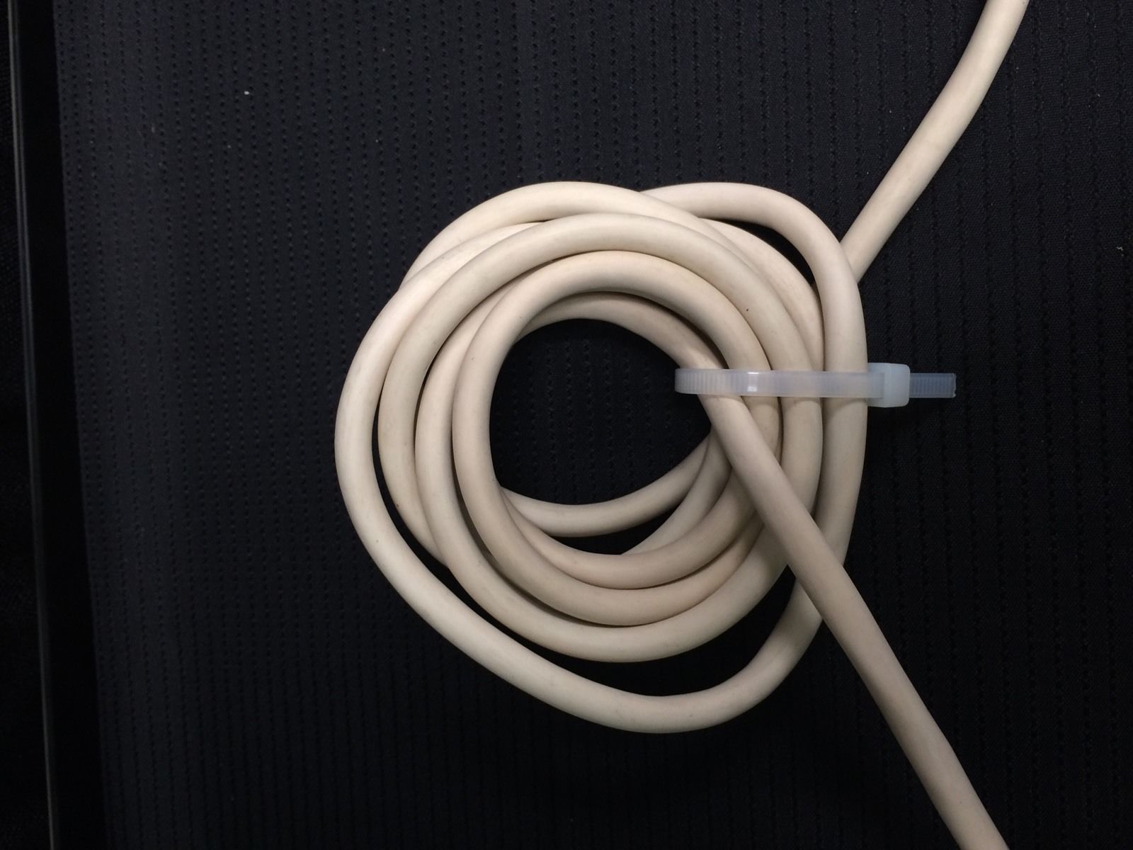 wires of probe tied